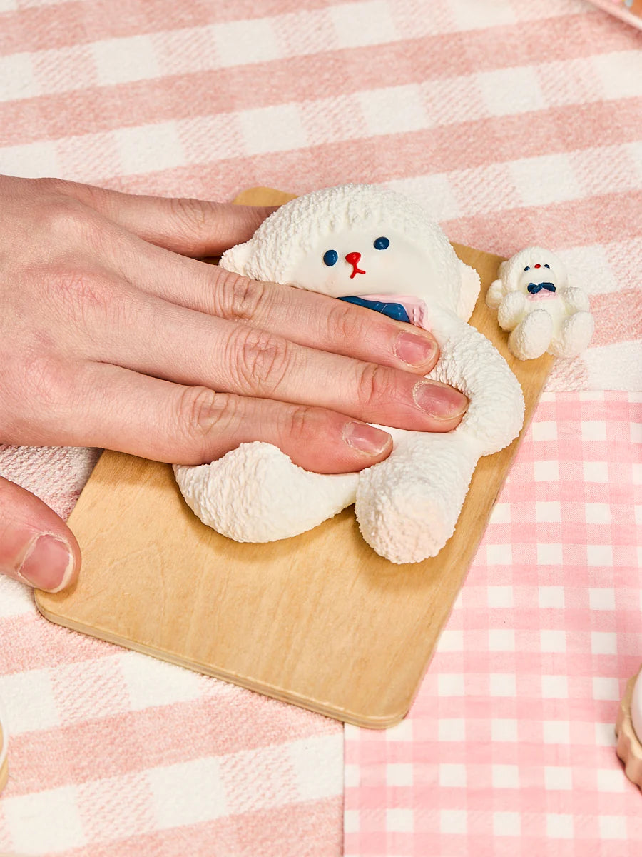 Parent-child White Lamb Set Taba Squishy