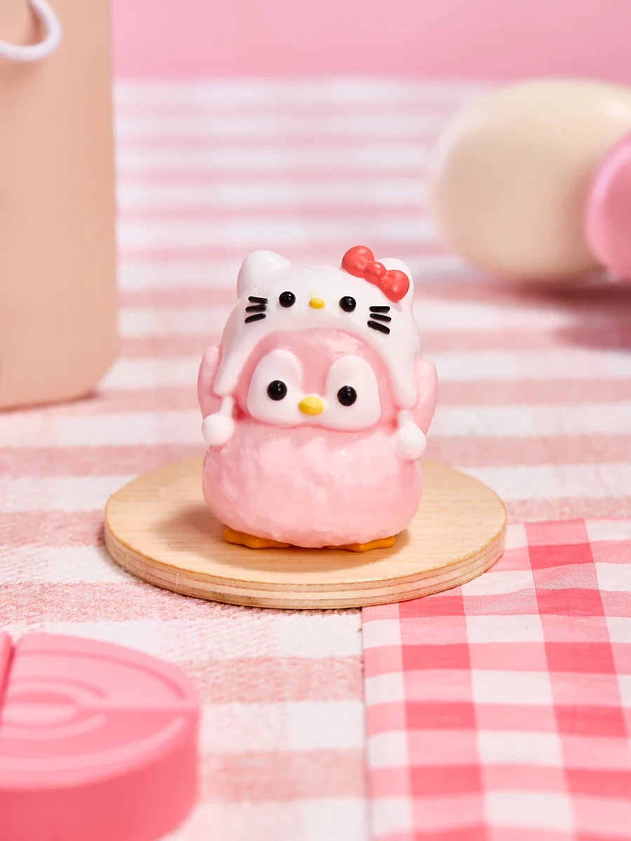Cute Penguin with Kitten Hat Taba Squishy