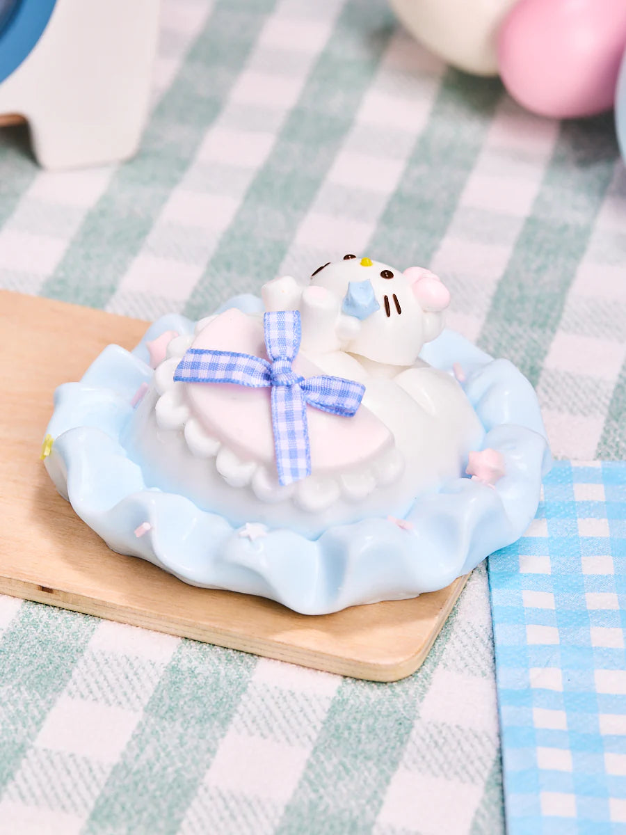 Cute Blue-white Sleeping Kitten Taba Squishy