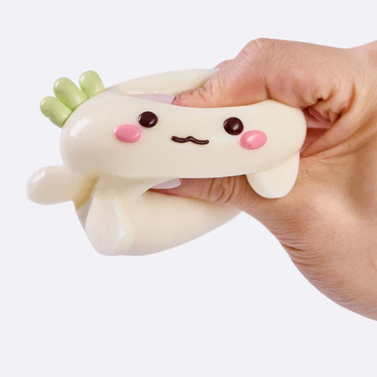 Beige Axolotl Taba Squishy