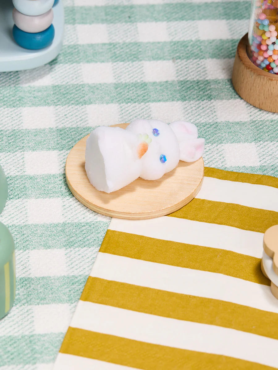 Flocked Mini Rabbit Taba Squishy