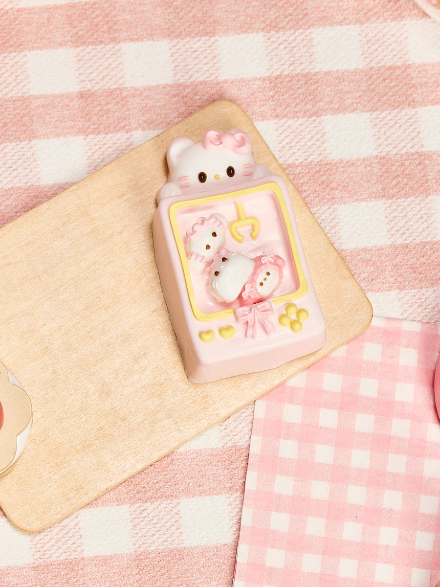 Pink Kitten Claw Machine Taba Squishy