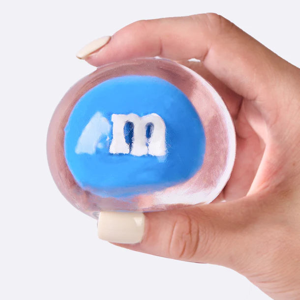 Nested Crystal Blue M&M Taba Squishy