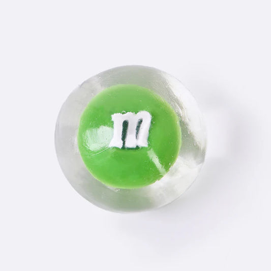 Nested Crystal Green M&M Taba Squishy