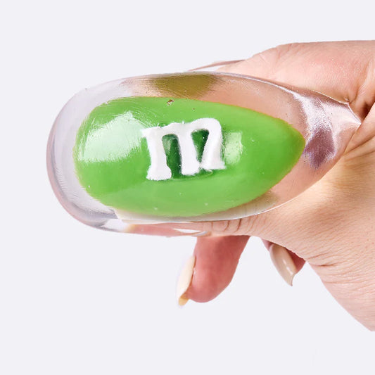 Nested Crystal Green M&M Taba Squishy