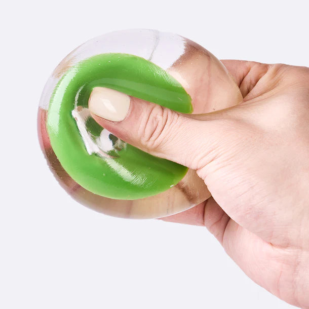 Nested Crystal Green M&M Taba Squishy