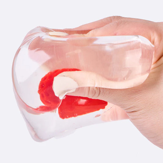 Nested Strawberry Big Ice Cube Taba Squishy