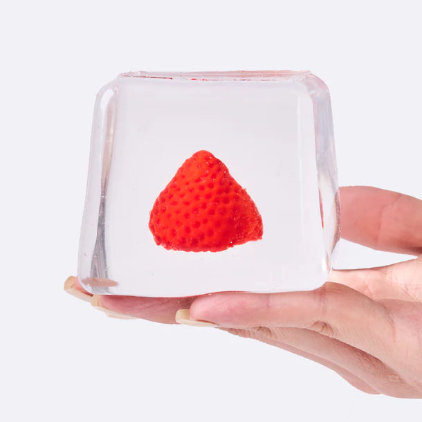 Nested Strawberry Big Ice Cube Taba Squishy