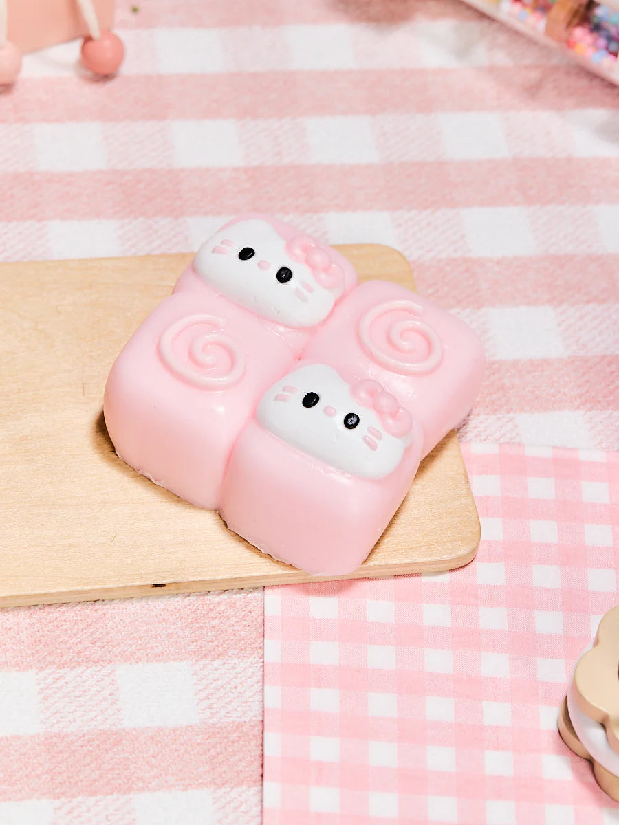 Kitten Quadruple Bread Taba Squishy