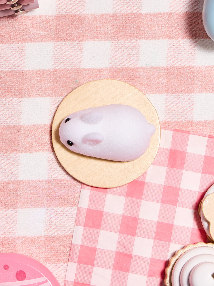 Flocked Mini Rabbit Taba Squishy