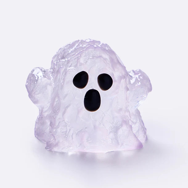 Clear-pink Ghost Taba Squishy