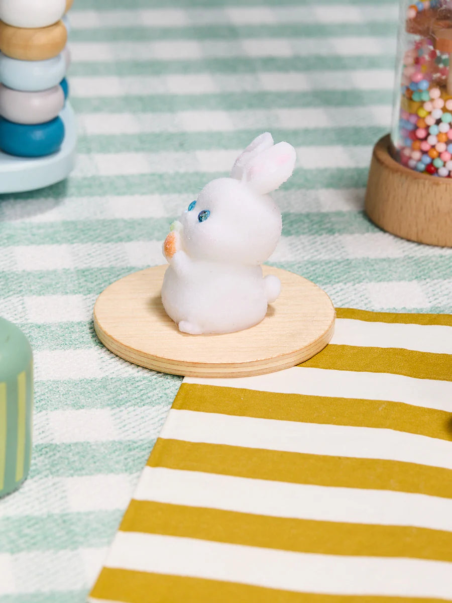 Flocked Mini Rabbit Taba Squishy