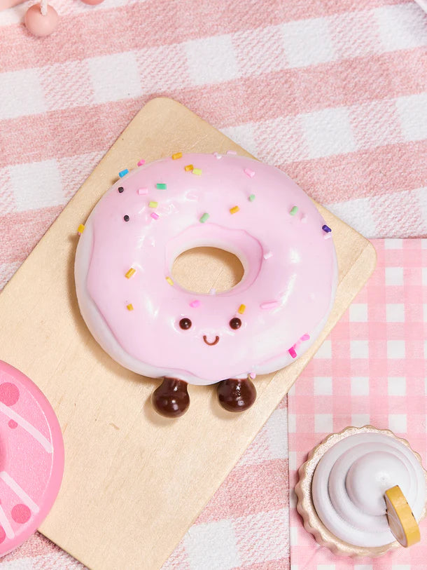 Cute White-pink Donut Squeeze Toys