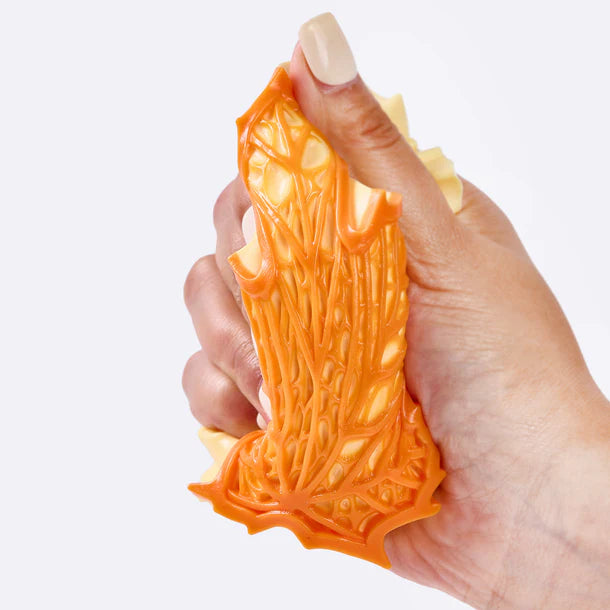 Orange Maple Leaf Taba Squishy