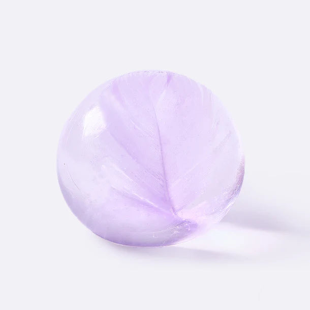 Nested Crystal Purple Feather Taba Squishy