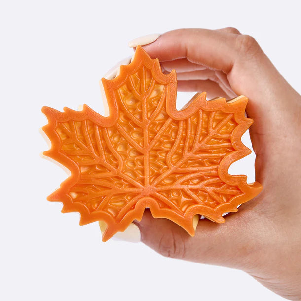Orange Maple Leaf Taba Squishy
