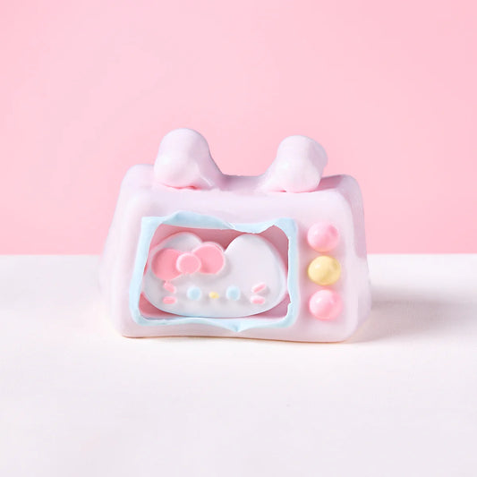 Pink Kitten TV Taba Squishy