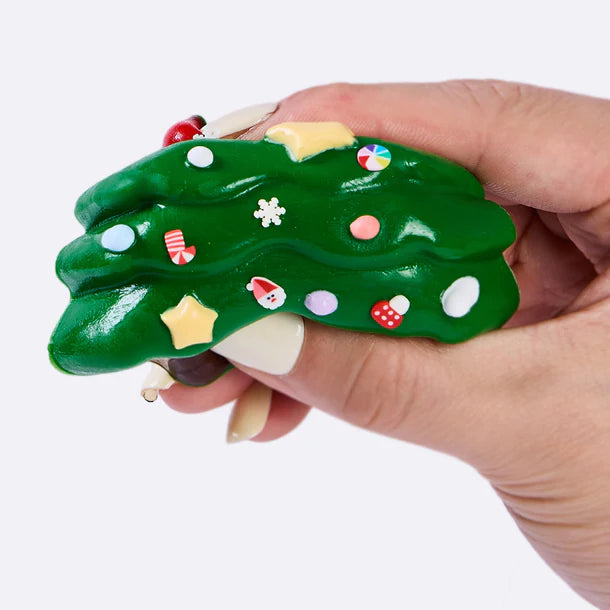 Dark Green Christmas Tree Taba Squishy