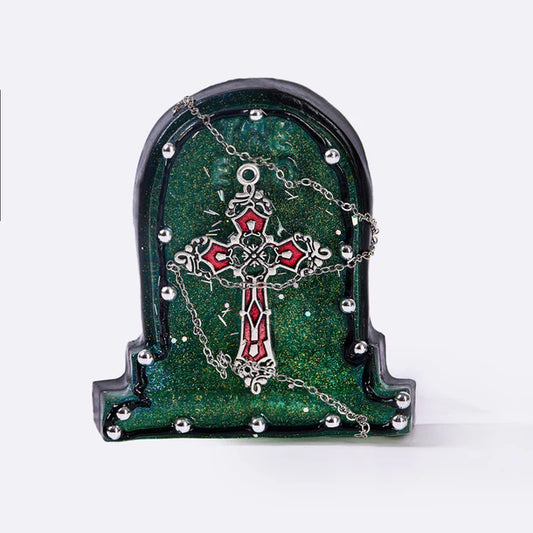 Dark Green Tombstone Taba Squishy