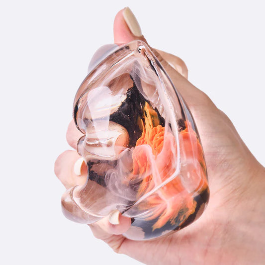 Nested Crystal Volcano Taba Squishy