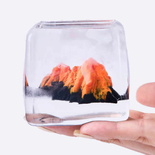 Nested Crystal Volcano Taba Squishy