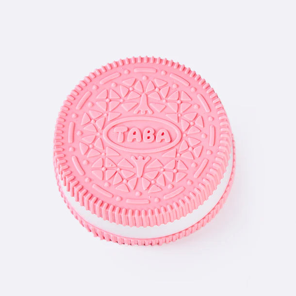 Jumbo Pink-white Sandwich Cookie Taba Squishy
