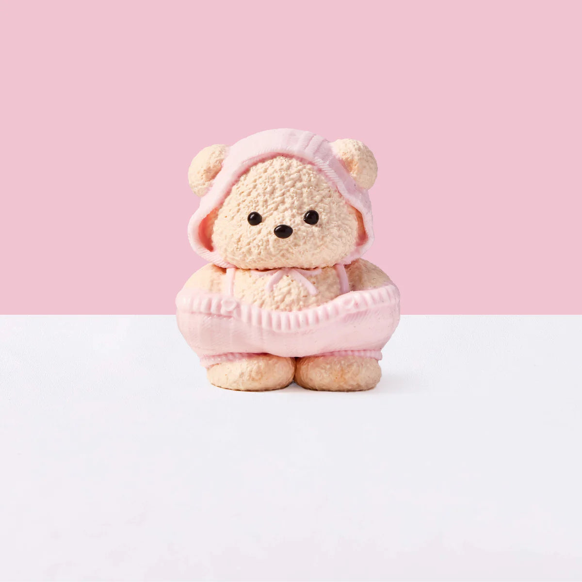 Beige Knitted Bear Taba Squishy