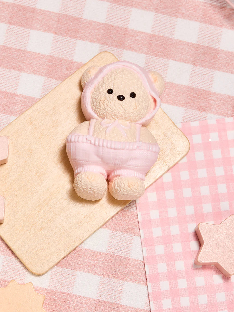 Beige Knitted Bear Taba Squishy
