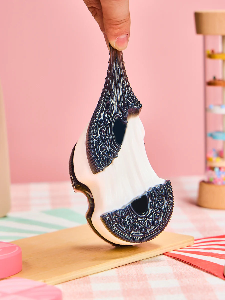 Black-white Stretchy Cookie Sandwich Taba Squishy