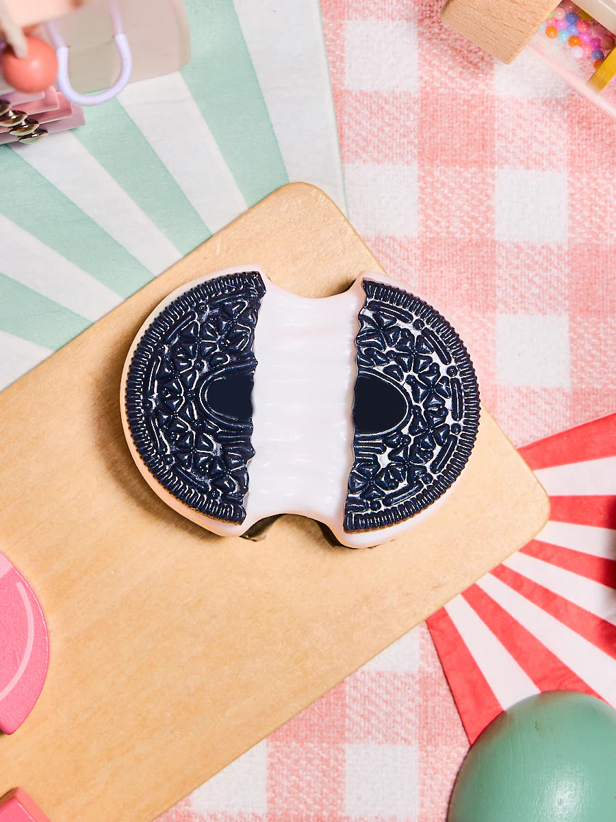 Black-white Stretchy Cookie Sandwich Taba Squishy