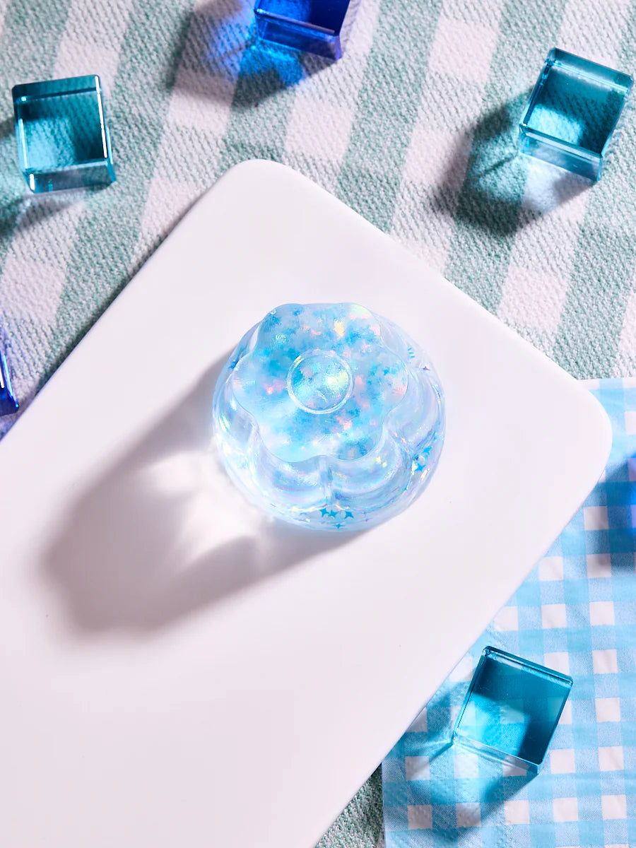 Blingbling Blue Pudding Taba Squishy