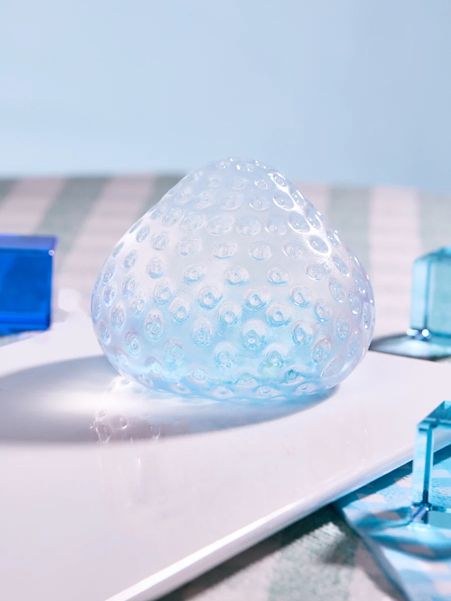 Blingbling Blue Strawberry Taba Squishy