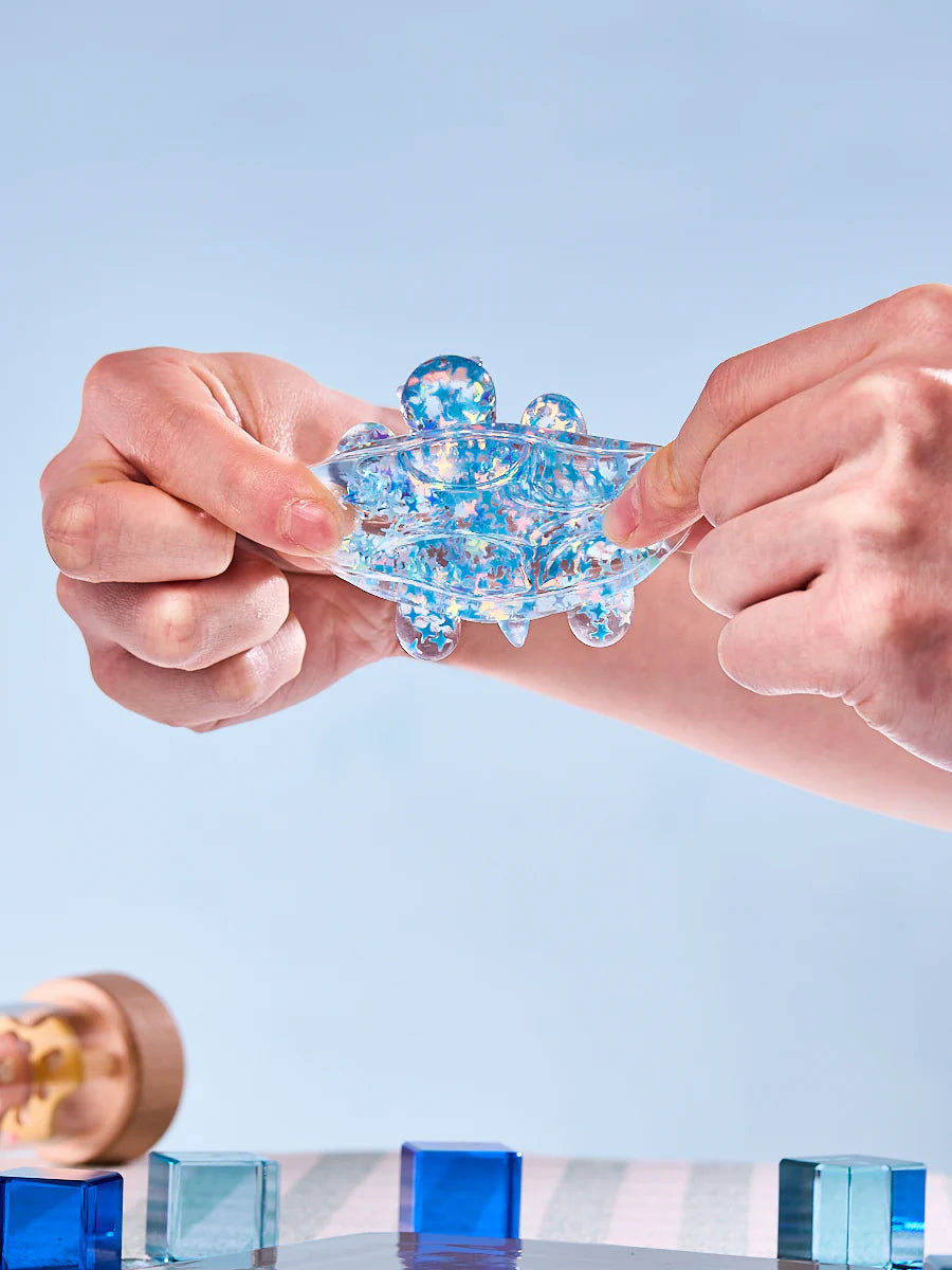 Blingbling Blue Turtle Taba Squishy