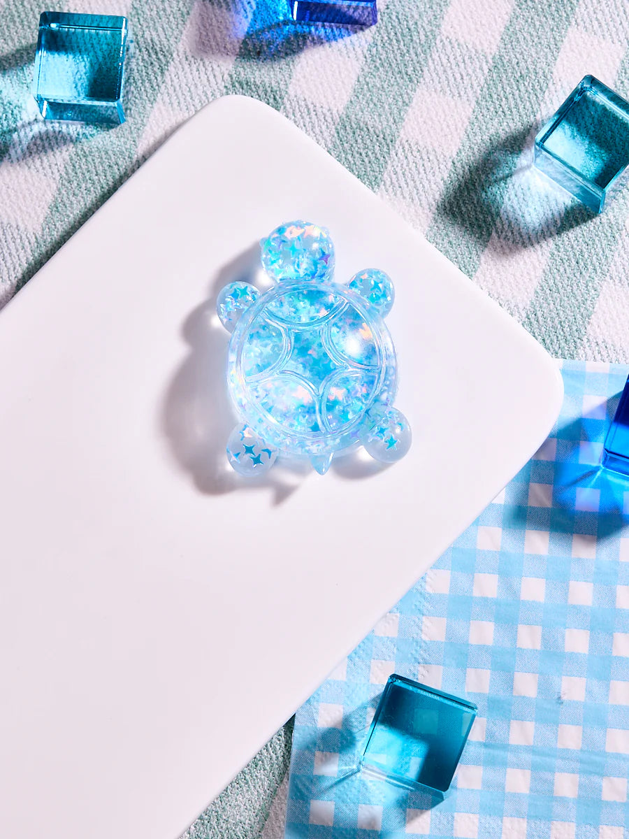 Blingbling Blue Turtle Taba Squishy