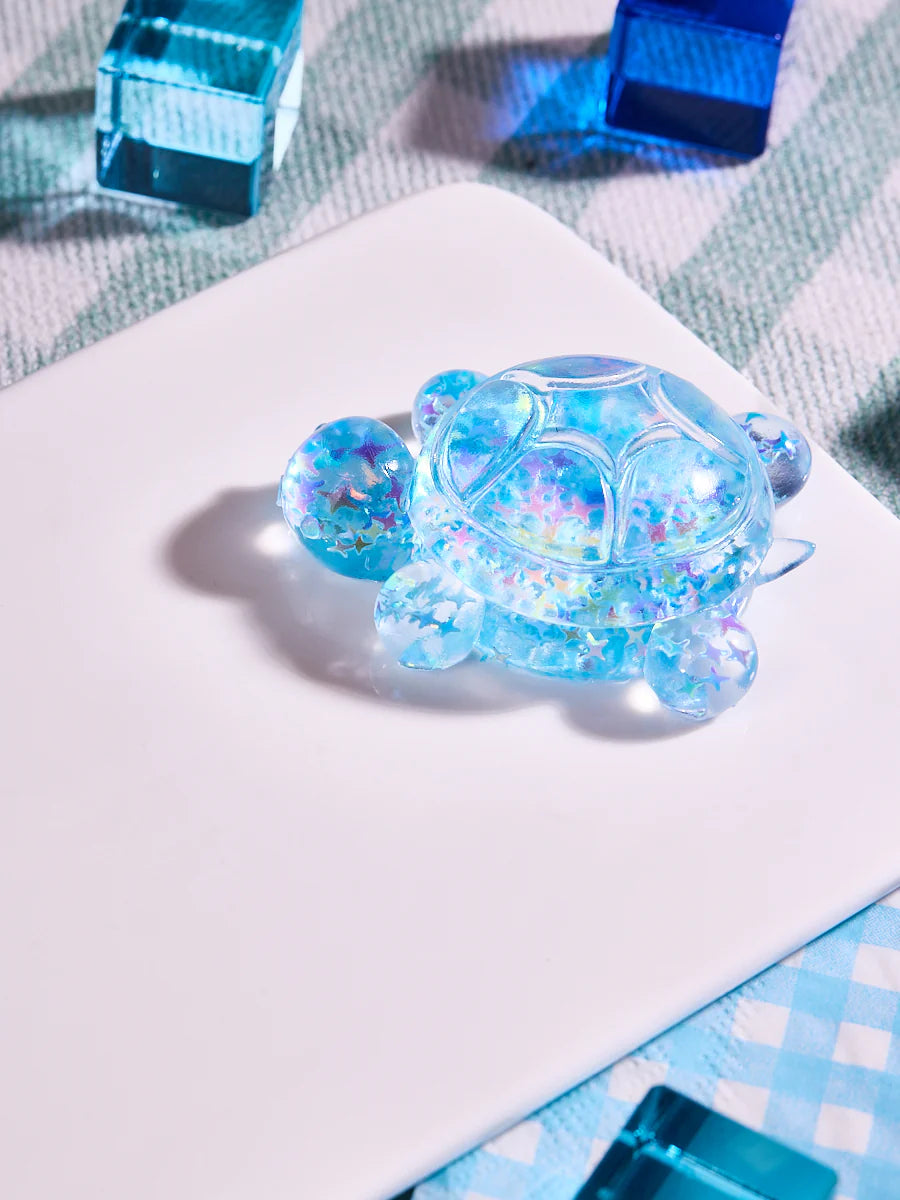 Blingbling Blue Turtle Taba Squishy