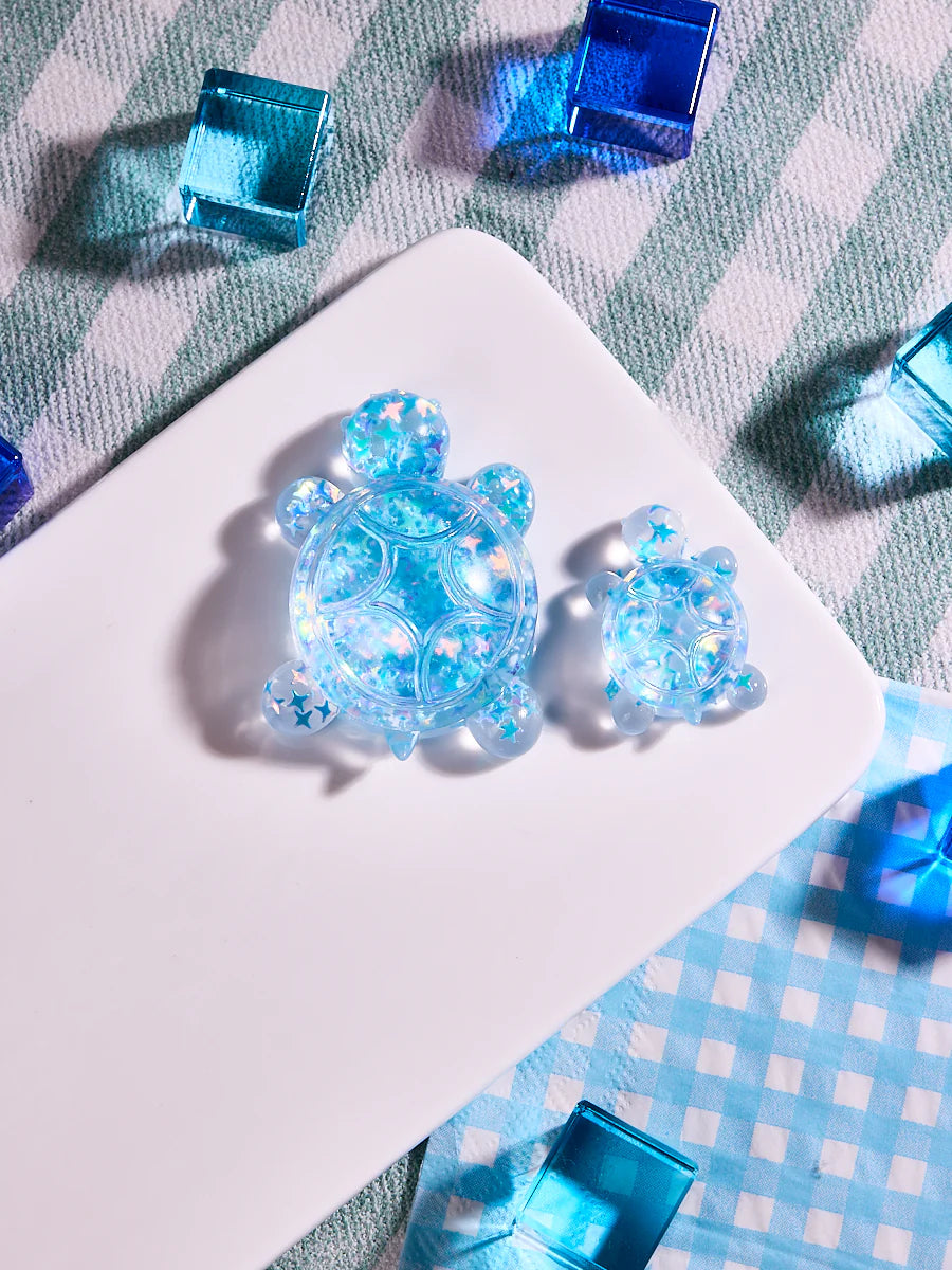 Blingbling Blue Turtle Taba Squishy