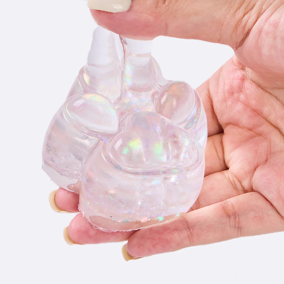 Blingbling Clear Paw Taba Squishy