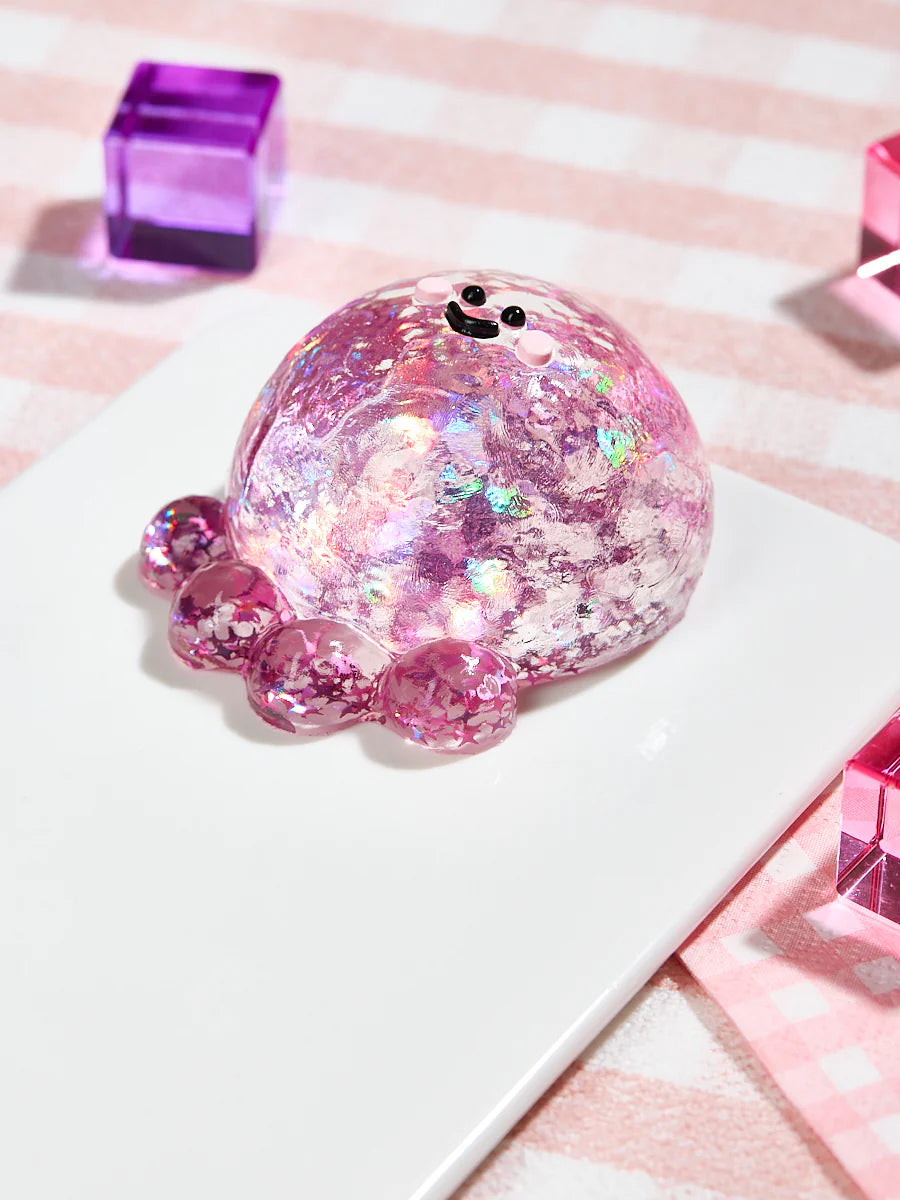 Blingbling Fuchsia Octopus Taba Squishy