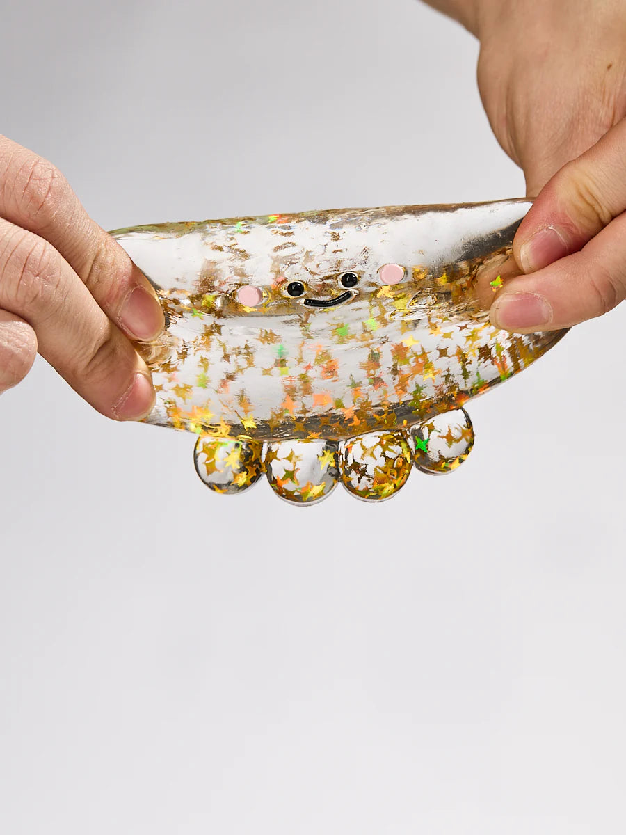 Blingbling Gold Octopus Taba Squishy