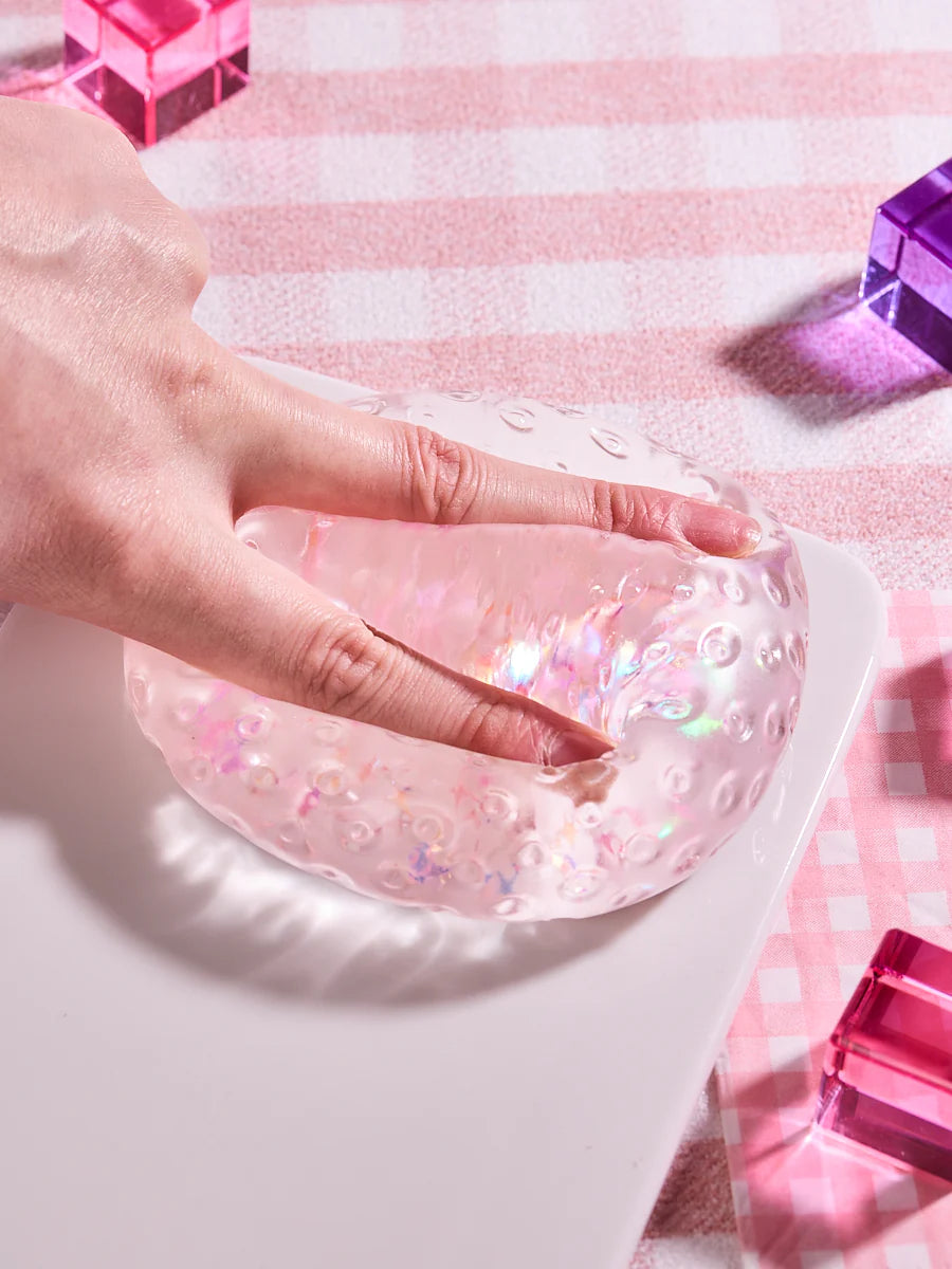 Blingbling Pink Strawberry Taba Squishy