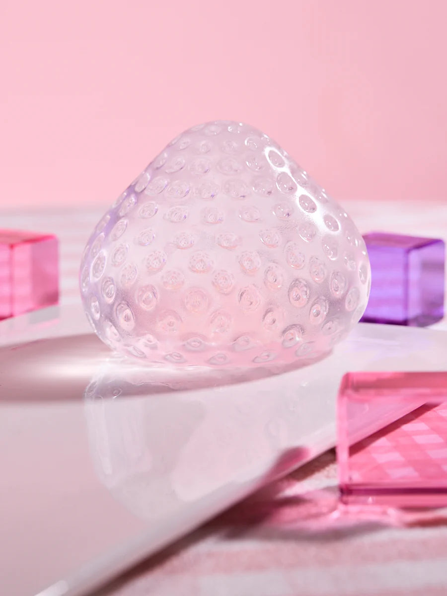 Blingbling Pink Strawberry Taba Squishy
