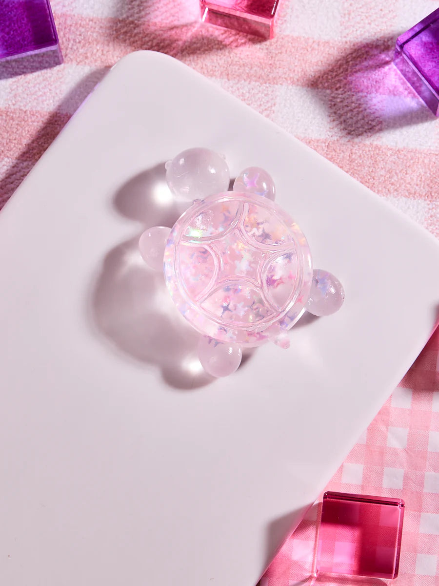 Blingbling Pink Turtle Taba Squishy