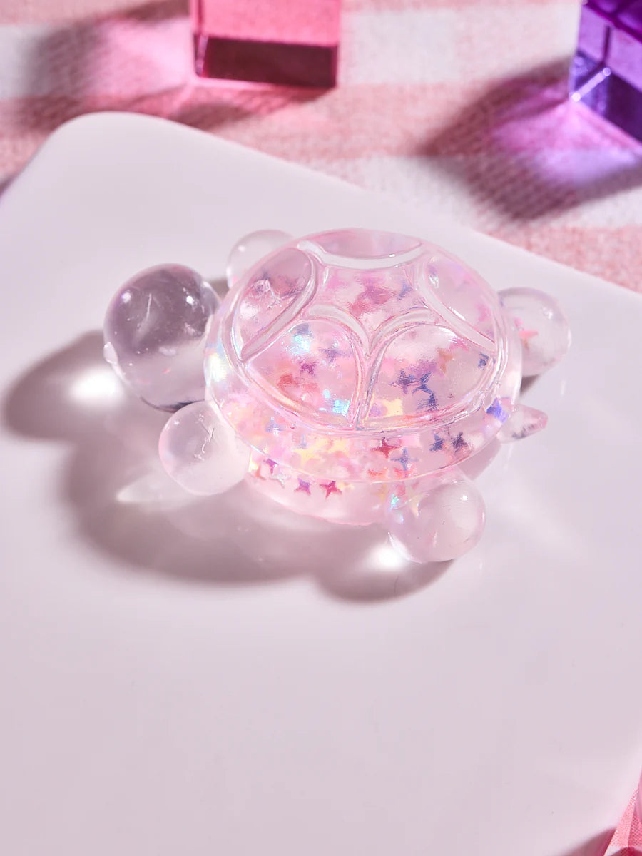 Blingbling Pink Turtle Taba Squishy