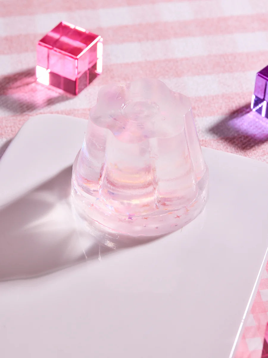 Blingbling Pink pudding Taba Squishy