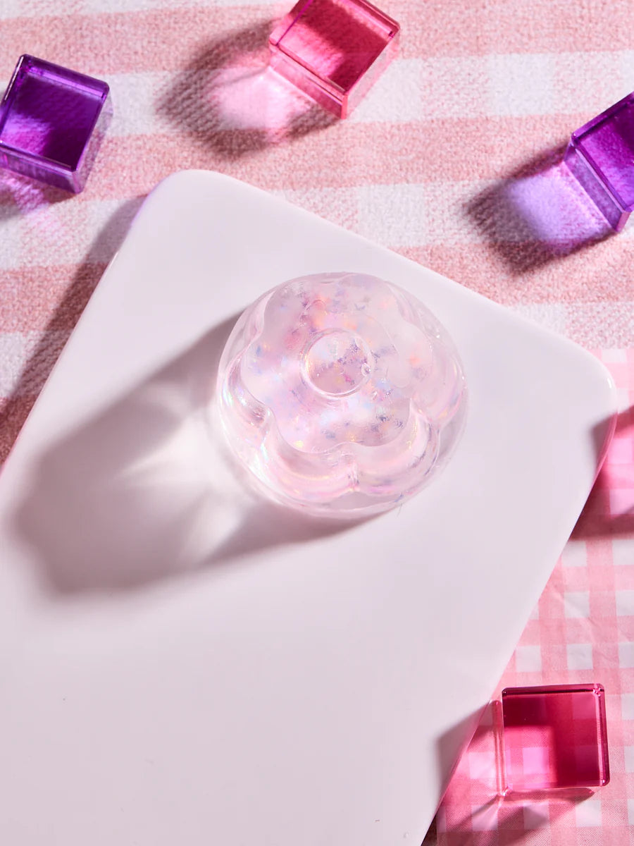 Blingbling Pink pudding Taba Squishy