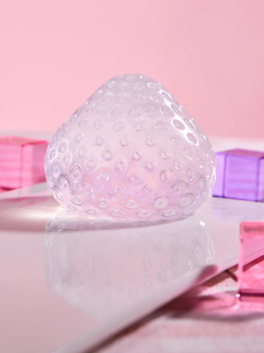 Blingbling Purple Little Strawberry Taba Squishy