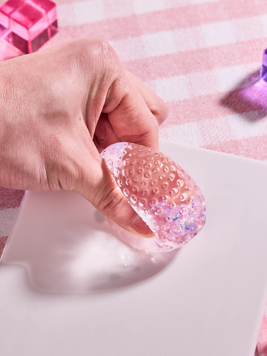 Blingbling Purple Little Strawberry Taba Squishy