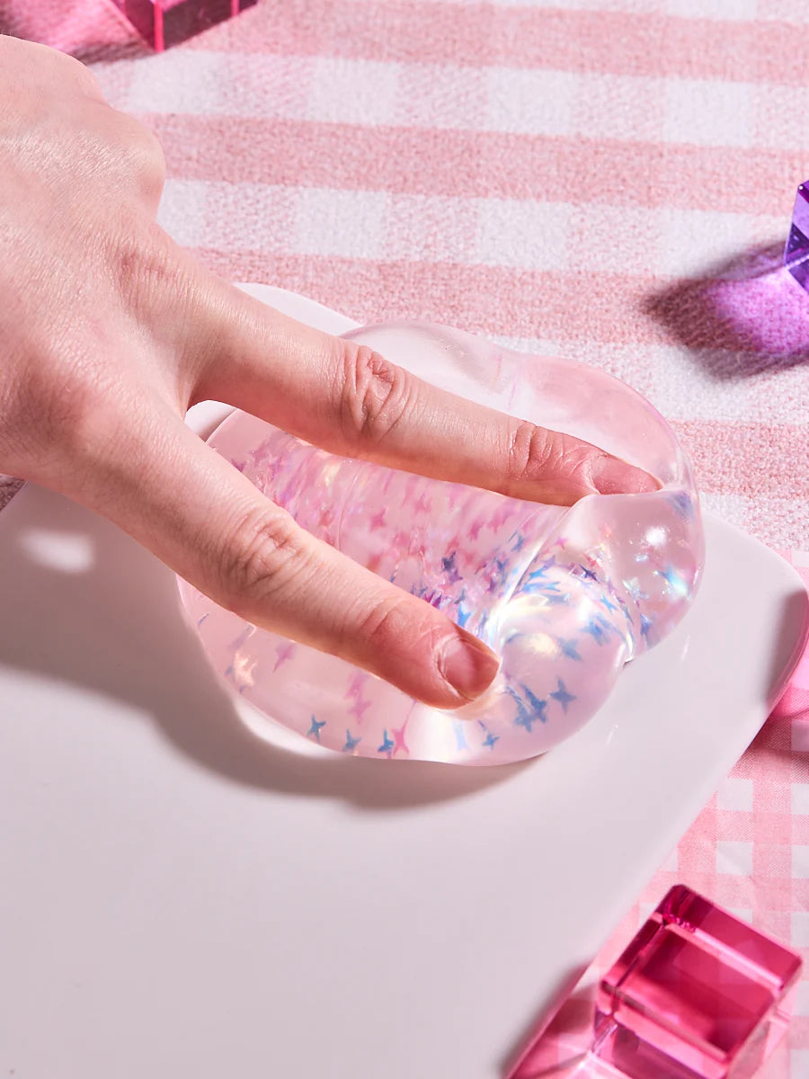 Blingbling Purple Pudding Taba Squishy
