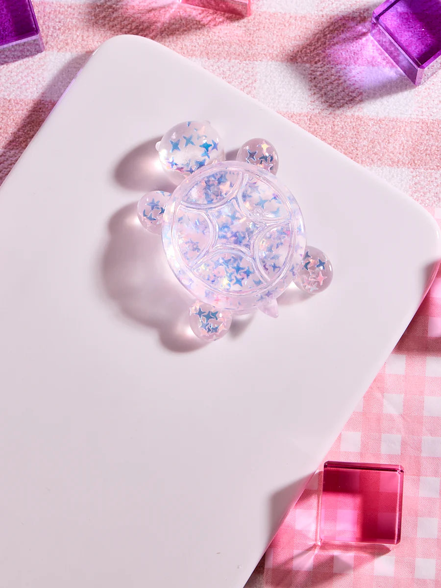 Blingbling Purple Turtle Taba Squishy