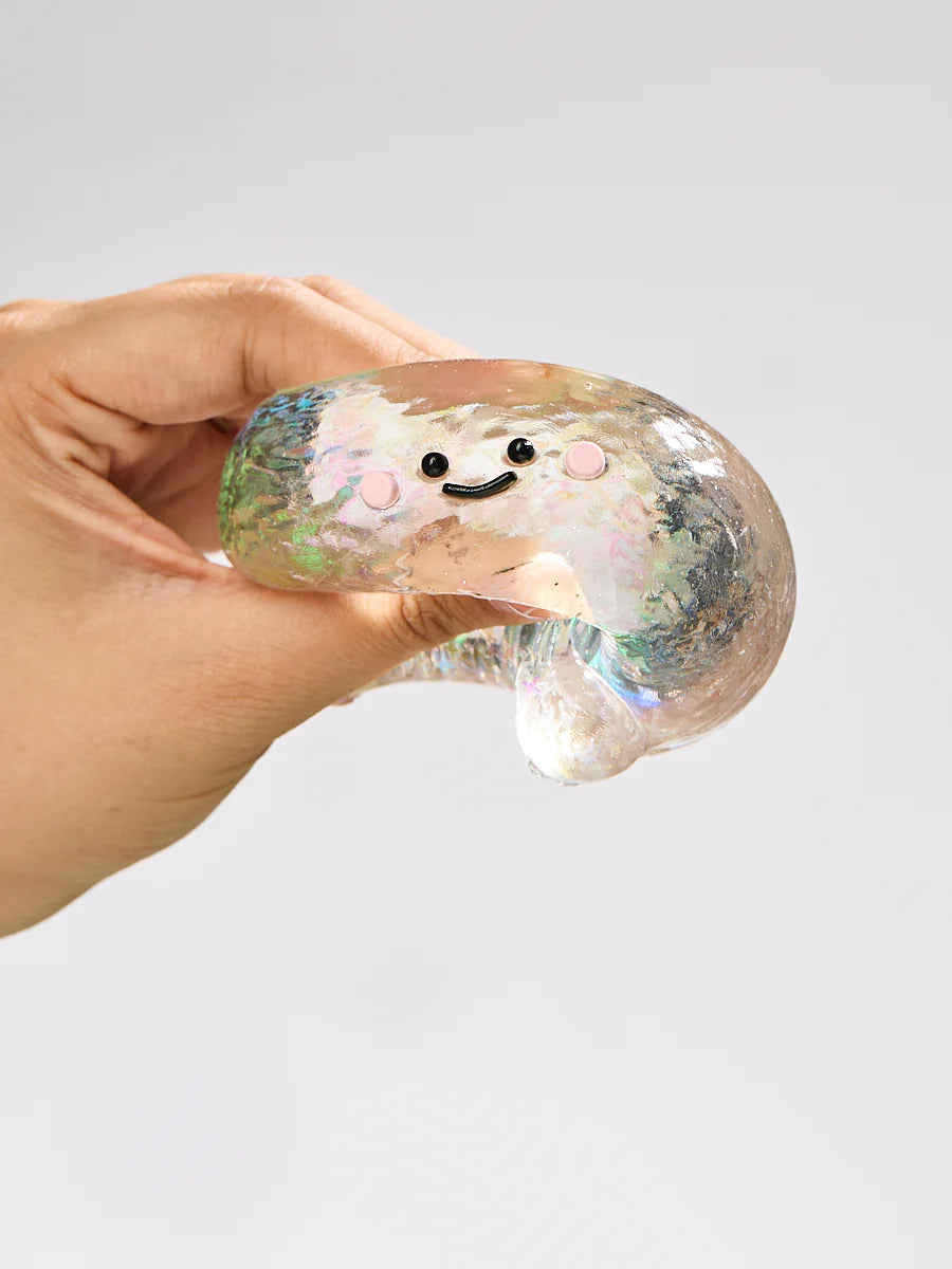 Blingbling Transparent-colorful Octopus Taba Squishy